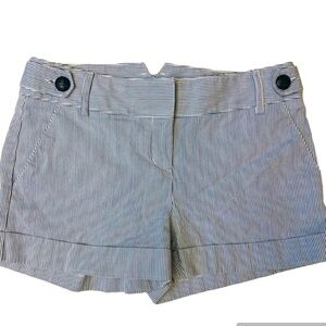 Nautical Striped Seersucker Chino Shorts by Express